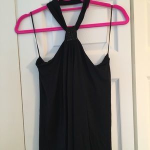 Black halter top from Express